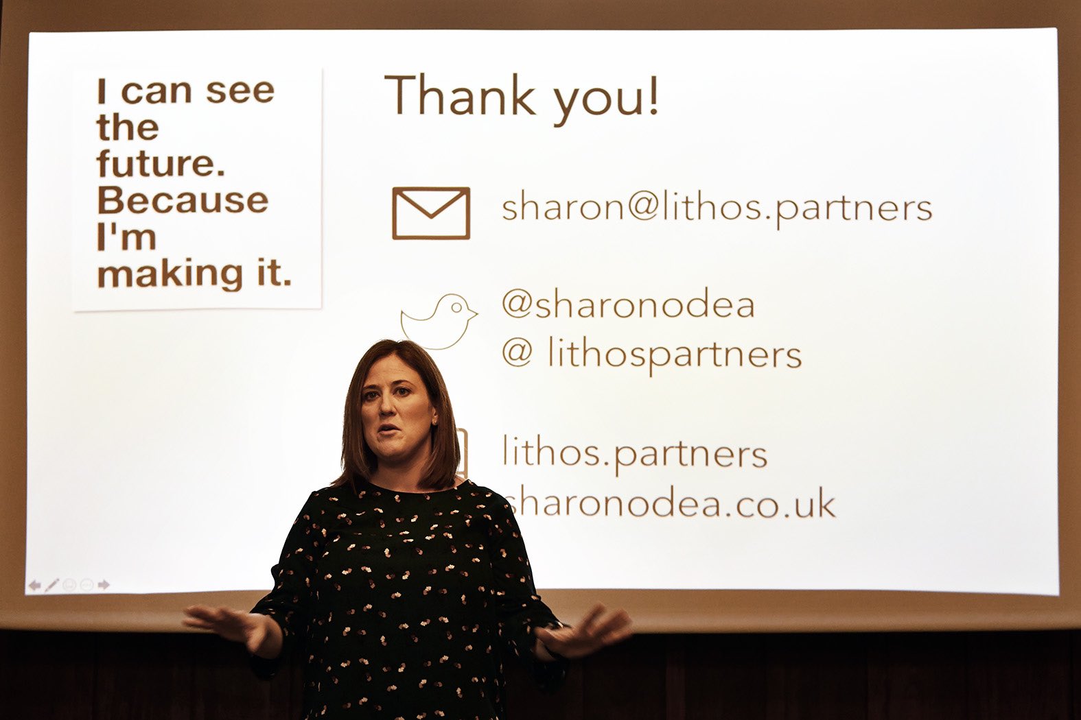 Sharon O'Dea at boye19 conference, Aarhus